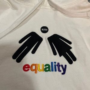 kith equality hoodie size m